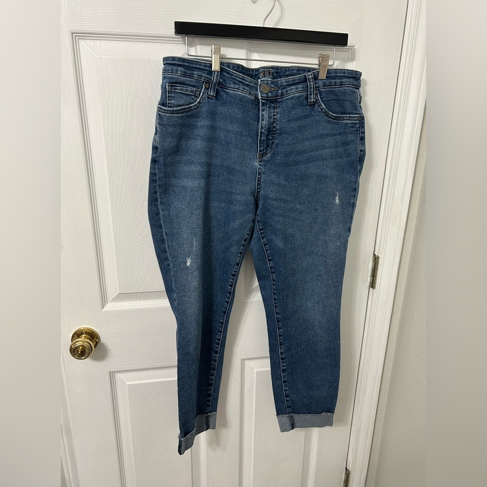 Kut from the Kloth Dark Blue Ankle Jeans